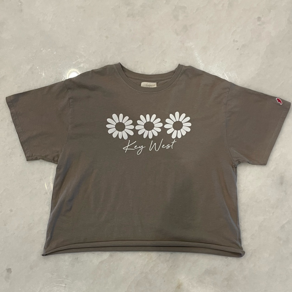 Key West League cropped t-shirt, XL